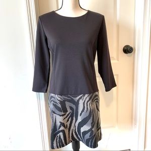 ISLE APPAREL Drop Waist Shift Dress—SZ. Small